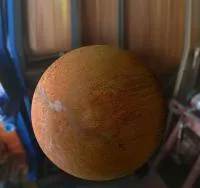 Шар парк декор кортен сталь (518911) ∅ 1000 мм. Жердевка 
