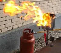 Газовая горелка электро розжиг (514267) монтаж вечный огонь ø 154 мм. ветроустойчивая в Жердевке